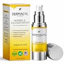 Dermacyl Peptides C Radiance Serum - Vitamin C Serum for Face with Hyaluronic Acid - All-in-One Vitamin Formula for Anti Aging, Hydration, Firms, Lifts, Targets Age Spots - Fine Lines & Wrinkles