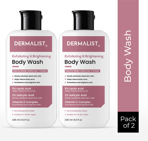 Dermalist Exfoliating Body Wash Lactic Acid
