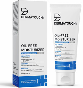 Dermatouch Oil-Free Moisturiser Lightweight Hydration Non-Greasy