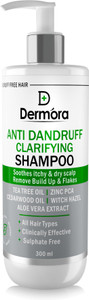 dermora anti dandruff clarifying shampoo 300 ml