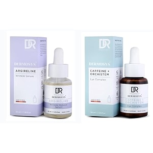 argireline wrinkle reducer serum  hydrating amp anti-aging  caffeineorchistem under eye complex  for dark circles daily use serum  for all skin types - 30ml30ml combo