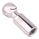 DERNORD Rotary Spray Ball NPT Female CIP Tank Cleaning Ball 360° Spray Pattern, Stainless Steel 304 (5/8" NPT Threaded)