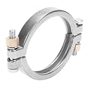 DERNORD Sanitary Clamp High Pressure Bolted Tri Clamp Clover Stainless Steel 304 (Tri-clamp: 3.5 Inch)