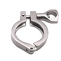 DERNORD Stainless Steel 304 Single Pin Heavy Duty Tri Clamp with Wing Nut for Ferrule TC 1.5'' (Pack of 1)