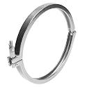 DERNORD Stainless Steel Sanitary Clamp Single Pin Tri Clamps Clover (Tube OD: 10")