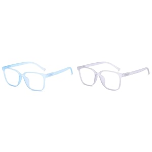 dervin clear lens square sunglasses spectacle frames for men and women blue clear lens square sunglasses spectacle frames for men and women white