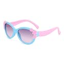 Dervin UV Protected Floral Cat Eye Sunglasses for Girls, 3-7 Years