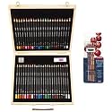 Derwent Academy Colour and Watercolour Pencils Wooden Gift Box &amp; DERWENT Blender and Burnisher Pencil Blister Pack