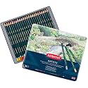 Derwent Artists Colouring Colour Pencils Tin, Drawing &amp; Colouring, Ideal for Layering &amp; Blending, Wax-Based, Professional Quality, 32093 - (Set of 24)