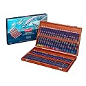 Derwent Inktense Permanent Watersoluble Pencils Wooden Gift Box Set, Drawing &amp; Painting, Ideal For Layering, Use on Fabrics, Wax-based, Professional Quality - 2301844 (Set of 72)