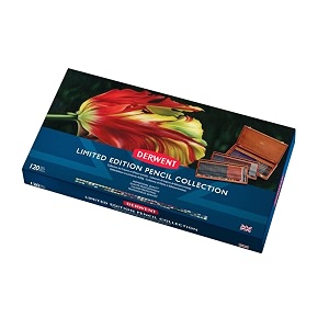 derwent limited edition pencil collection assorted colouring pencils wooden gift box set of 120