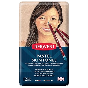 derwent pastel colouring pencils tin drawing amp colouring ideal for blending amp colouring oil-based professional quality - 700307 set of 36