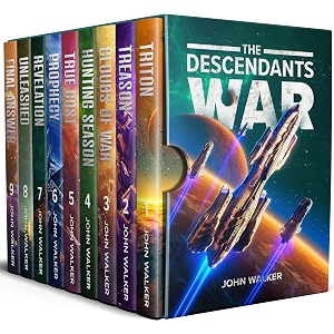 the descendants war the complete series books 1-9 john walker box sets