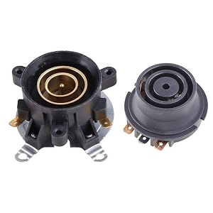 1 set electric kettle thermostat and socket 13a 250v ac temperature control male and female socket set of combo for repair