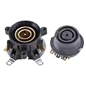 1 Set Electric Kettle Thermostat and Socket 13A 250V AC Temperature Control Male and Female Socket Set of Combo for Repair