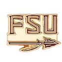 Desert Cactus Florida State University Magnetic Metal Lapel Pin (E)