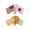 Desert Cactus Japan Metal Lapel Pin Enamel Finish (Double Flag Pin)
