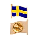 Desert Cactus Sweden Metal Lapel Pin Enamel Finish (Waving Flag Lapel Pin)