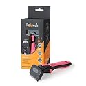 Deshedding Brush for Short/Medium-Hair Dogs & Cats (Small,Pink) | Deshedding Dog Brush for Shedding | Cat Brush for Shedding | Removes Dead Undercoat