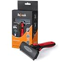 Deshedding Brush for Short/Medium-Hair Dogs & Cats (Large,Red) | Deshedding Dog Brush for Shedding | Cat Brush for Shedding | Removes Dead Undercoat