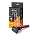 Deshedding Brush for Short/Medium-Hair Dogs & Cats (Medium,Pink) | Deshedding Dog Brush for Shedding | Cat Brush for Shedding | Removes Dead Undercoat