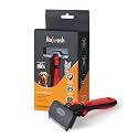 Deshedding Brush for Short/Medium-Hair Dogs & Cats (Medium,Red) | Deshedding Dog Brush for Shedding | Cat Brush for Shedding | Removes Dead Undercoat