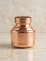 Desi Dhatu Pure Copper Kalash |Lota|Chembu|with Lid for Ganga Jal & Temple Use 500 ML Copper Kalash