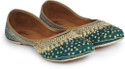 The Desi Dulhan Mojaris For Women (Green , 4)