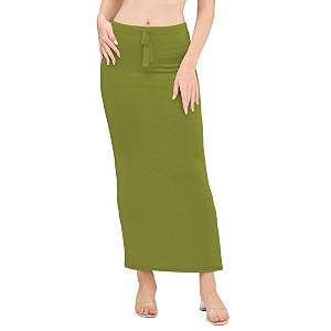 DESI GIRL Satin Shimmer Stretchable Saree Shapewear