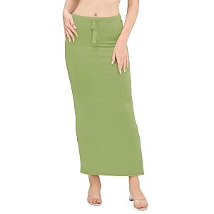 DESI GIRL Satin Shimmer Stretchable Saree Shapewear
