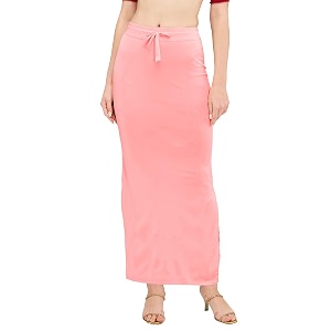 DESI GIRL Satin Shimmer Stretchable Saree Shapewear