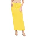 DESI GIRL Satin Shimmer Stretchable Saree Shapewear