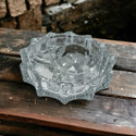 DesiDecor Turtle With Beutiful Pond Clear Glass For Home decor Decorative Showpiece  -  13 cm