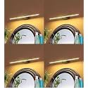 LED Mirror Light 12W 3 Color Vanity Light Black Rose Gold Pack of 4