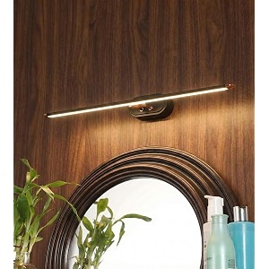 desidiya led mirror light 6w 3 color vanity light black rose gold pack of 1