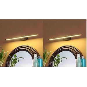 desidiya 6w 3-in-1 color changing black rose gold finish led mirror picture wall lightbathroom vanity led mirror light with 2 year warranty cool whitewarm whitenatural white-pack of 2