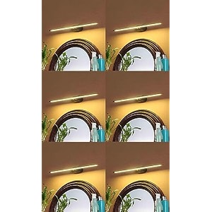 desidiya led mirror light 6w 3 color vanity light black rose gold pack of 6