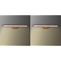 Desidiya 6 Watts Brown Wooden Finish LED Picture Photo Frame Light Adjustable Head with 3 Step Light (Warm White - Pack of 2)