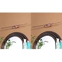 Desidiya 6 Watts Rose Gold Finish LED Picture Photo Frame Light/Bathroom Dressing Table Light Adjustable Head with 3 Step Light (White, Warm White and Natural White - Pack of 2)