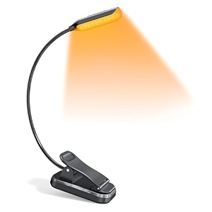 desidiya enhance your nighttime reading with rechargeable book light 3 color modes usb-c charging 80 hours illumination - perfect for bedtime
