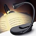 Desidiya Reading Light, Book Light for Night Reading, Book Light with Clip, USB Rechargeable, 3 Modes, Portable, Eye Caring - Black