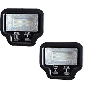 desidiya tv model flood light super bright 50w 5000lm led flood outdoor light white waterproof - pack of 2