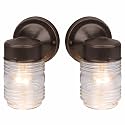 Design House Jelly Jar Outdoor Wall Light, Oil Rubbed Bronze