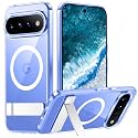 Temdan Designed for Google Pixel 11 Pro XL Case 2026, [Built-in Invisible Kickstand][Compatible with MagSafe][Military Grade Shockproof] Slim Thin Phone Case-Clear