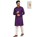 Designer Ethnic WearFusion Wear MenShort Kurta for