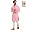 Designer Ethnic WearFusion Wear MenShort Kurta for