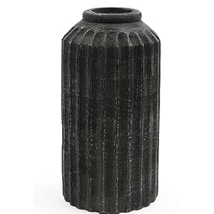 handmade mango wood flower vase for home decor in natural finish small- 634x 1234 large-734 x 1434 ideal flower pots for home decoration pack of 2