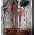 Sheesham Wood Spoon Set for Cooking Includes Dessert Rice Spoons, Frying Serving Spatula, Wooden for Nonstick Cookware Kitchen Utensils and Cooking Spoon (‎Spoon Set of 2)