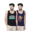 Designer Men Vest Versatile Cotton Sando/Baniyan/Ganji for Boys - Perfect for Gym Workouts, Vacations, and Beaches