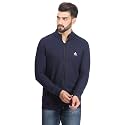 Cotton Men's Hooded Fleece Sweatshirt with Zip